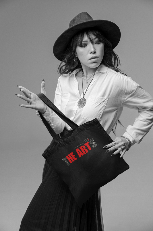 Heart the Arts™ - Premium Black Tote Bag
