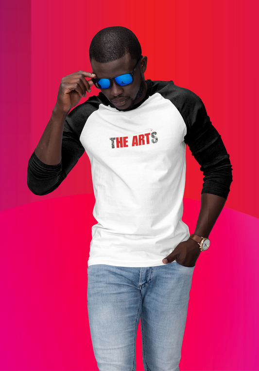 Heart the Arts™ - Unisex 3/4 sleeve Raglan T-shirt