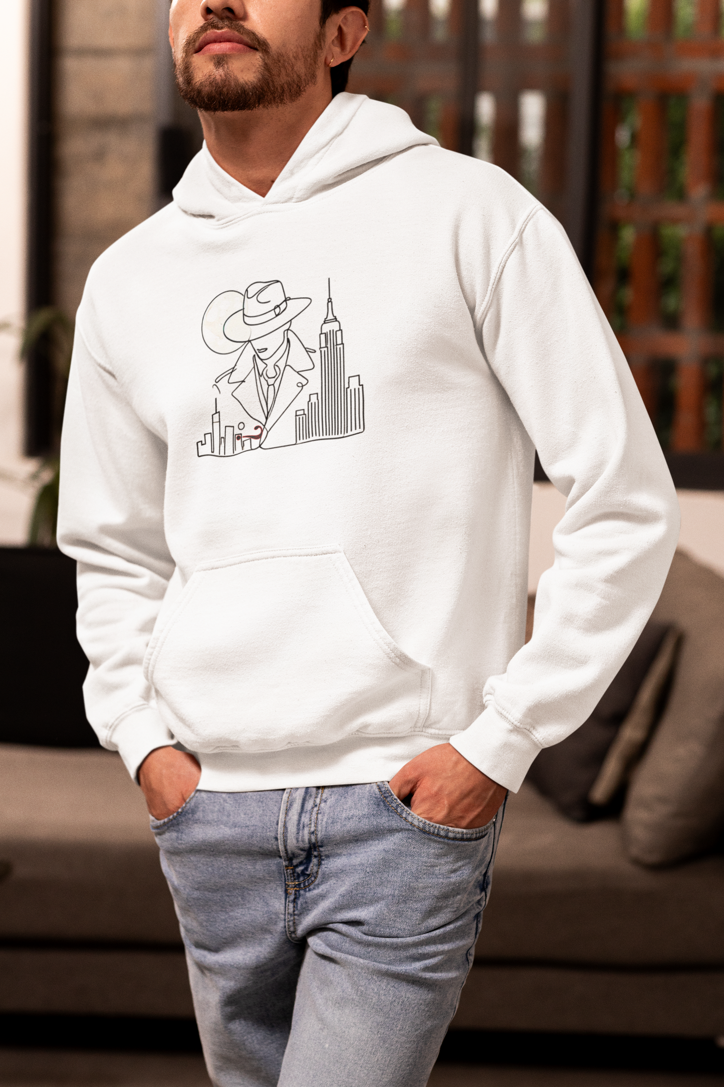 1969: Echoes on 42nd - Classic Film Hoodie